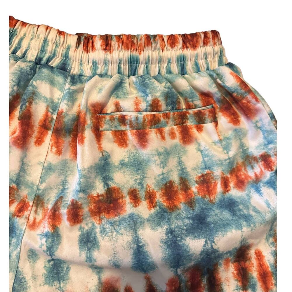 cove kids Print Swim Trunks Boys Blue & cream Ombre Shorts size medium - Picture 10 of 10